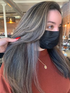 View Brunette, Hair Color, Women's Hair, Foilayage - Angelica Murphy, Worcester, MA