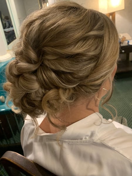 Image of  Updo, Hairstyles, Women's Hair, Bridal