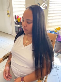 View Long, Straight, Weave, Protective, Hairstyles, Hair Extensions, Hair Length, Women's Hair - Passion Finks, Las Vegas, NV