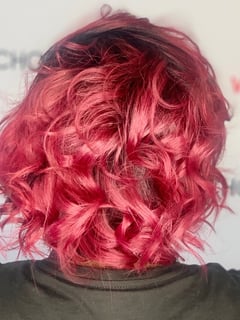 View Women's Hair, Hair Length, Short Hair (Chin Length), Red, Hair Color - Anisha Prox, Lancaster, TX