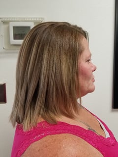 View Haircuts, Layered, Women's Hair, Silk Press, Permanent Hair Straightening, Straight, Hairstyles, Color Correction, Hair Color - Dunnia Fischesser , Olympia, WA