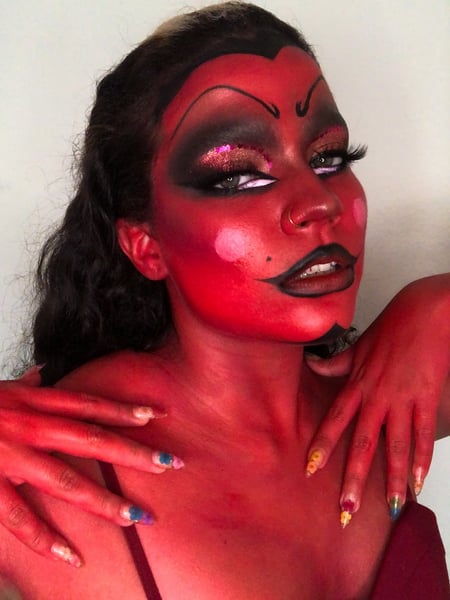 Image of  Halloween, Look, Makeup, Special FX/Effects, Red, Colors