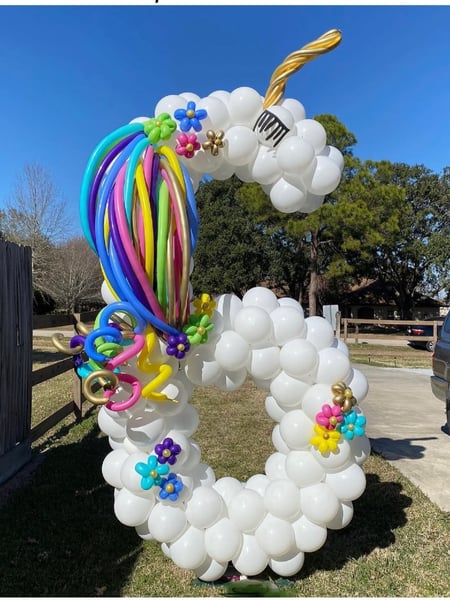 Image of  Balloon Decor, Arrangement Type, Balloon Composition, Event Type, Birthday, Baby Shower, Corporate Event, School Pride
