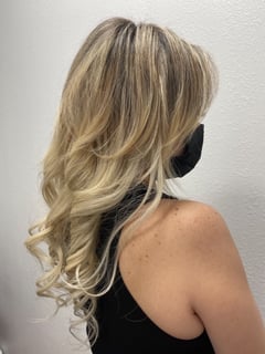 View Hairstyle, Hair Extensions, Haircut, Layers, Hair Length, Long Hair (Mid Back Length), Women's Hair - Lydia Gonzalez, New York, NY
