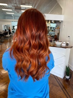 View Hair Color, Red, Women's Hair - Robin Roberts, Deland, FL