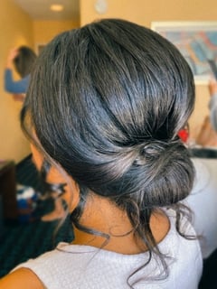 View Bridal Hair, Women's Hair, Black, Hair Color, Hairstyle, Straight, Updo - Dena, Chester, VA