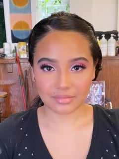 View Makeup, Fair, Skin Tone, Olive, Glam Makeup, Look, Evening, Pink, Colors, White - Diana Perez, New York, NY