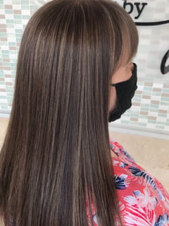 View Hair Color, Women's Hair, Blowout, Blonde, Brunette, Highlights - Kimberly Martin, Round Rock, TX