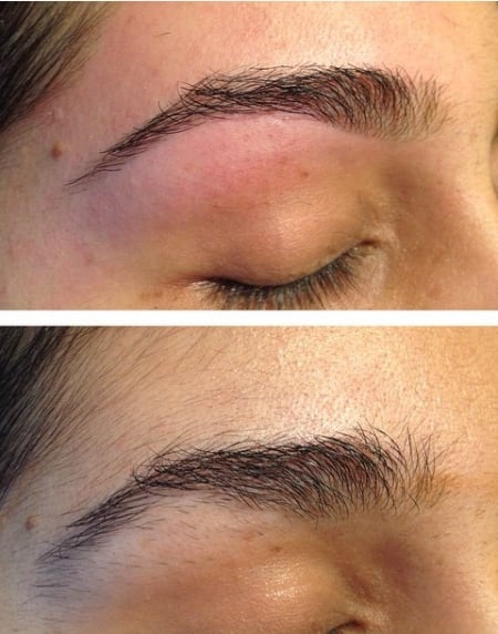 Image of  Brows, Threading, Brow Technique, Rounded, Brow Shaping