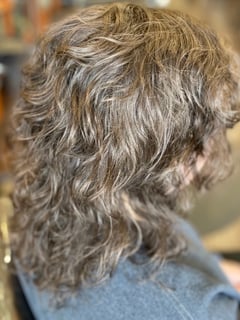 View Women's Hair, Blowout, Hair Length, Shoulder Length, Haircuts, Curly, Layered, Hairstyles, Natural - Brenda Benfield, Severna Park, MD
