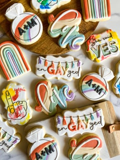View Cookies, Occasion, Wedding, Engagement, Theme, Wedding, Engagement - Emily Yetter, North Hollywood, CA
