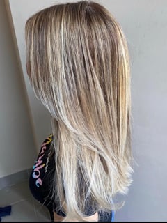 View Women's Hair, Hair Color, Balayage, Blowout, Hairstyles, Straight, Haircuts, Layered, Hair Length - Emily, Grand Rapids, MI