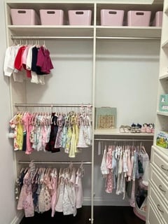 View Hanging Clothes, Closet Organization, Professional Organizer - Juliana Meidl, Rochester, MI