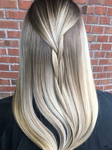 Image of  Layered, Haircuts, Women's Hair, Straight, Hairstyles, Highlights, Hair Color, Blonde, Balayage