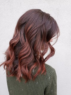 View Hair Color, Red, Brunette, Balayage, Women's Hair - Air Martinez, Colorado Springs, CO