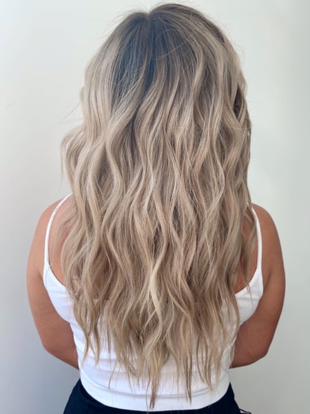 Image of  Women's Hair, Hair Color, Highlights, Long, Hair Length, Beachy Waves, Hairstyles