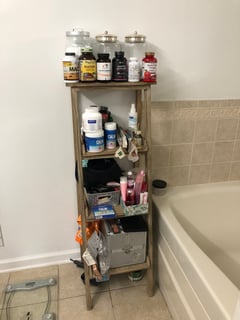 View Closet Organization, Linens, Medicine Cabinet, Professional Organizer, Home Organization, Bathroom - Esther Friedman, Montclair, NJ