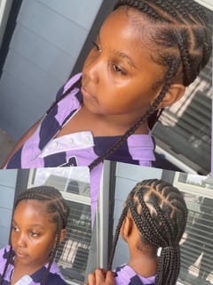 View Kid's Hair, Girls, Haircut, Braiding (African American), Hairstyle - Sarah Boutue , Bryan, TX
