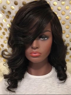 View Wig (Hair), Weave, Protective Styles (Hair), Hair Extensions, Curls, Bridal Hair, Braids (African American), Hairstyle, Layers, Curly, Haircut, Shoulder Length Hair, Hair Length, Women's Hair - SheQuita Renee’, Atlanta, GA