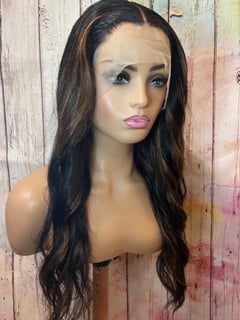 View Wig (Hair), Women's Hair, Black, Hair Color, Blonde, Highlights, Hair Length, Long Hair (Mid Back Length), Curls, Hairstyle - Jasmine Bowser, New York, NY