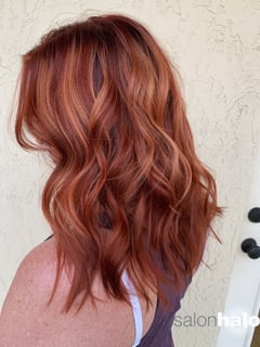 View Women's Hair, Balayage, Hair Color, Beachy Waves, Hairstyles - Leighan, Tampa, FL