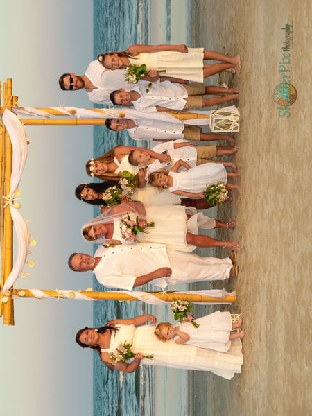 Image of  Photographer, Wedding, Informal, Outdoor, Beach