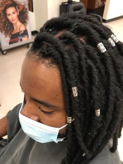 View Locs, Protective Styles (Hair), Natural Hair, Hair Extensions, Hairstyle, Women's Hair - Natily Mayberry, College Station, TX