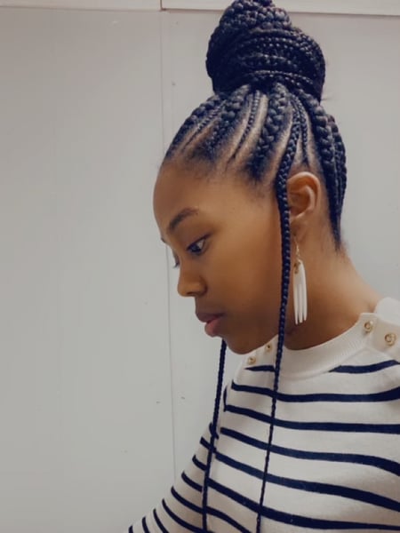 Image of  Boho Chic Braid, Hairstyles, Women's Hair, Updo, Braids (African American), Hair Extensions, Natural