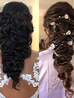 View Braid (Boho Chic), Updo, Bridal Hair, Hairstyle, Women's Hair - Jenna Poitras, New York, NY