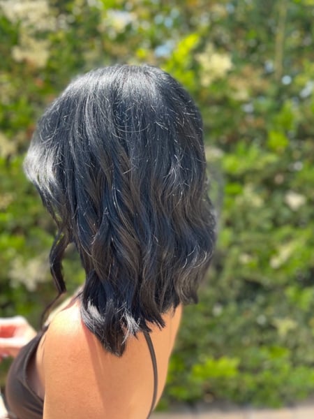 Image of  Women's Hair, Black, Hair Color, Hair Length
