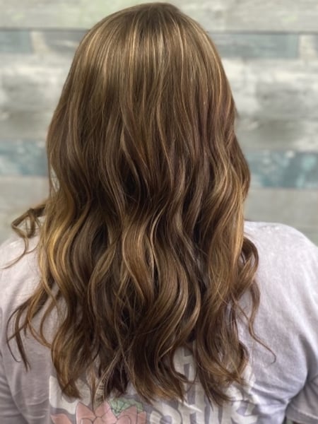 Image of  Women's Hair, Brunette, Hair Color, Highlights