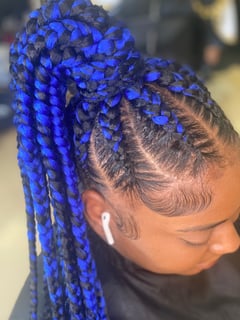 View Protective Styles (Hair), Natural Hair, Braids (African American), Women's Hair, Updo, Hairstyle - Keyuna Anderson, Atlanta, GA