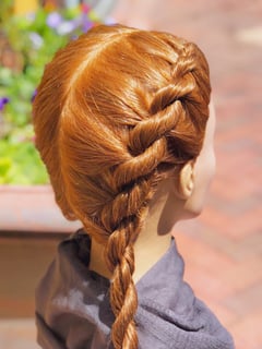 View French Braid, Kid's Hair, Hairstyle - Jessica F., Oakland, CA