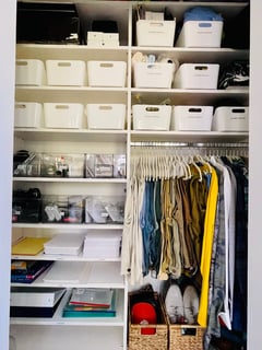 View Hanging Clothes, Professional Organizer, Closet Organization - Kristin + Co Organizing, Wilmington, NC