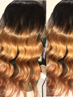 View Hair Extensions, Blonde, Fashion Hair Color, Balayage, Women's Hair, Hair Color, Wig (Hair), Weave, Beachy Waves, Hairstyle - Kharla Rgs, Atlanta, GA