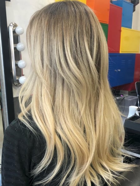 Image of  Bob, Haircuts, Women's Hair, Coily, Layered, Blunt, Curly, Bangs, Blowout, Beachy Waves, Hairstyles, Curly, Straight, Hair Extensions, Silver, Hair Color, Red, Brunette, Foilayage, Full Color, Highlights, Color Correction, Fashion Color, Ombré, Balayage, Blonde, Long, Hair Length, Short Ear Length, Short Chin Length, Shoulder Length, Medium Length