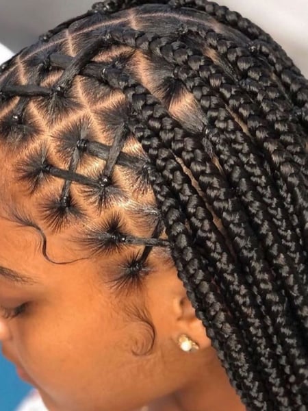 Image of  Hair Texture, Updo, Weave, Natural Hair, Braids (African American), Wig (Hair), Protective Styles (Hair), Locs, Hair Extensions, Vintage (Hair), Straight, Women's Hair, Hairstyle