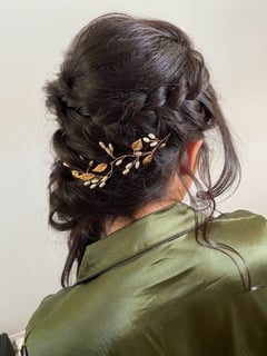View Women's Hair, Updo, Curls, Bridal Hair, Braid (Boho Chic), Hairstyle - Joanne Fortune, San Diego, CA