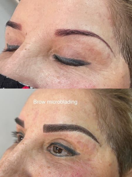 Image of  Brows, Arched, Brow Shaping, Microblading, Nano-Stroke