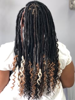 View Hair Texture, 3B, Braids (African American), Protective, Locs, Women's Hair, Hairstyles - LeCurnita Mckinnie, Smyrna, TN