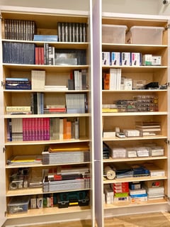 View Storage, Desk, Office, Professional Organizer, Home Organization - Julia Pinsky, Beverly Hills, CA