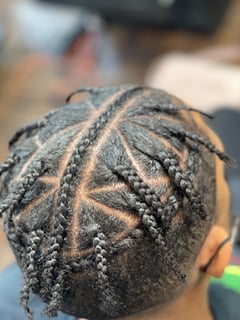 View Men's Hair, Hairstyles, Braids (African American) - Alijah Francois, Dacula, GA