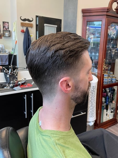 Image of  Haircut, Men's Hair, Medium Fade (Men's Hair)