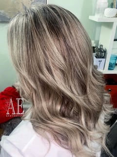View Highlights, Hairstyle, Hair Extensions, Hair Color, Women's Hair - Ashlee Elsner, Philadelphia, PA