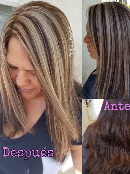 Image of  Highlights, Hair Color, Women's Hair