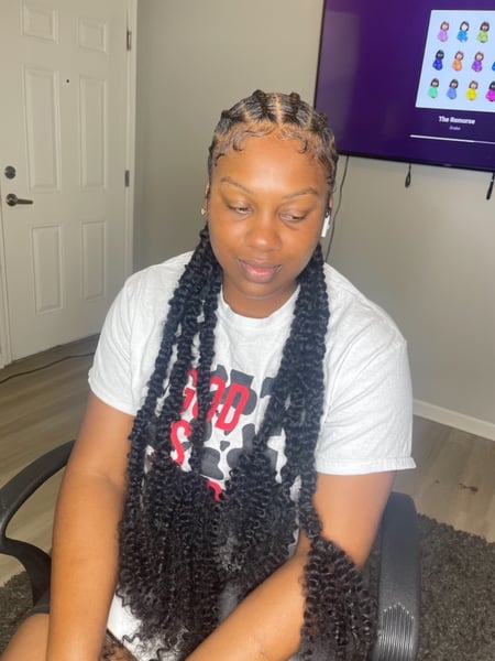 Image of  Women's Hair, Braids (African American), Hairstyles, Protective, Weave