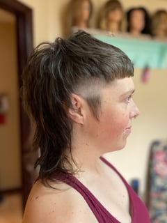 View Layers, Shaved (Women's Haircut), Haircut, Bangs, Hair Length, Shoulder Length Hair, Women's Hair - Alexis Y Morales Doherty, Tampa, FL