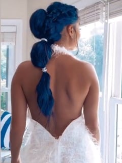 View Bridal Hair, Braid (Boho Chic), Hairstyle, Hair Length, Long Hair (Mid Back Length), Women's Hair, Protective Styles (Hair), Natural Hair - SheQuita Renee’, Atlanta, GA