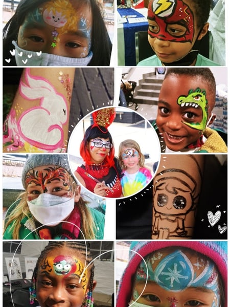 Image of  Face painting and glitter tattoos 