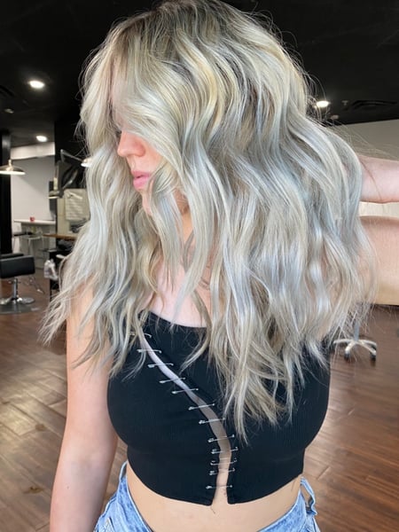 Image of  Women's Hair, Hair Color, Blonde, Color Correction, Foilayage, Balayage